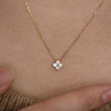 dainty gold necklace