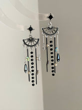 Black Gold Goddess Earring