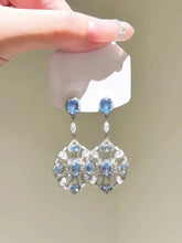 Blue Ocean French-Inspired Earrings