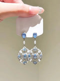 Blue Ocean French-Inspired Earrings