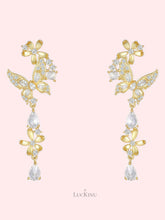 Butterfly Garden Tassel Earrings