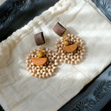 Chestnut Moss Earring