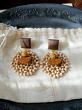 Chestnut Moss Earring