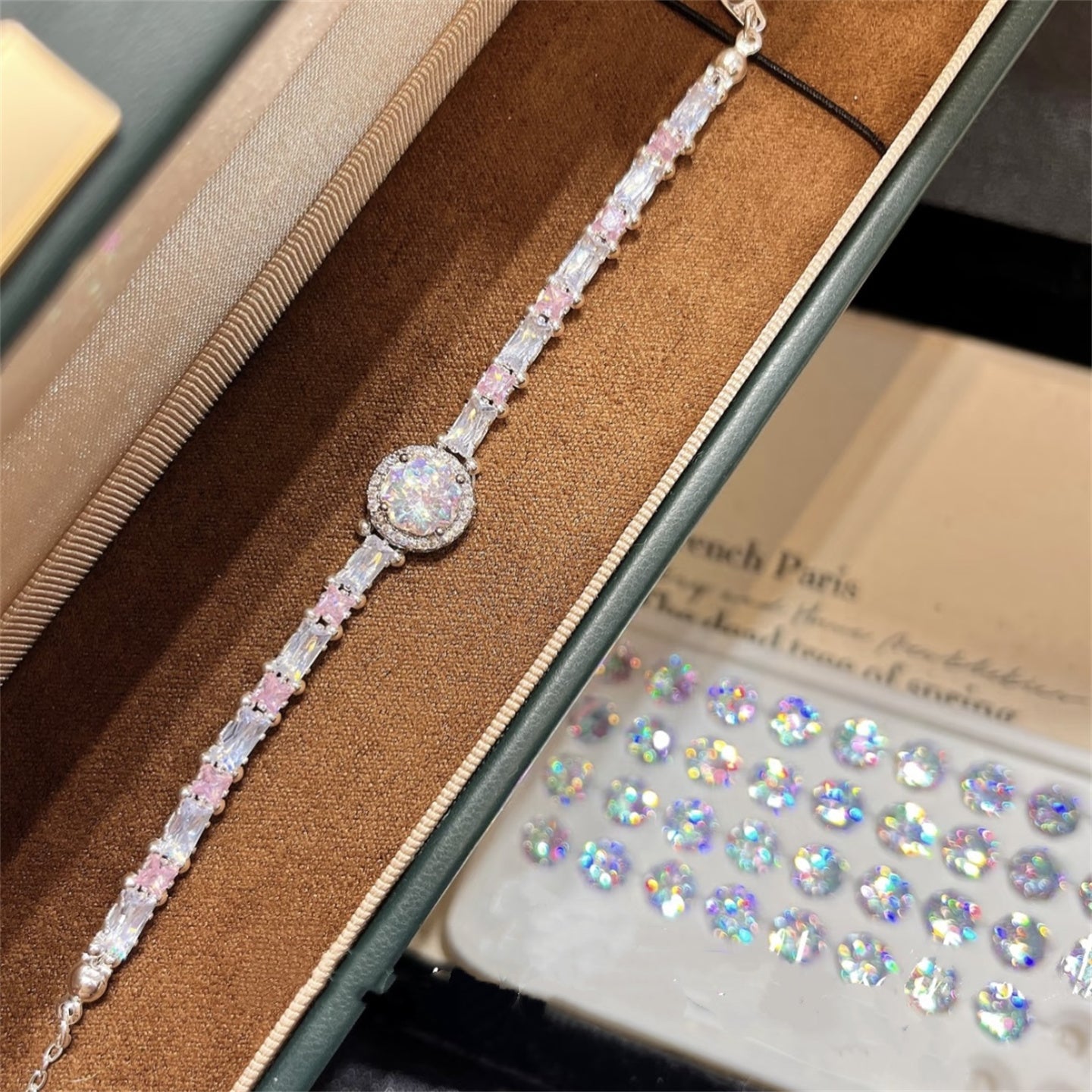 Dainty Full Pave Crystal Zircon Bracelet Dainty Full Pave Crystal Zircon Bracelet