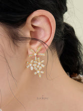 Floral Abundance Pearl Earrings