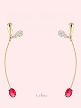 Spring Heart Drop Earrings