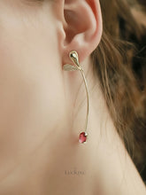 Spring Heart Drop Earrings