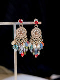 Indra Dance Bohemian Crystal Tassel Earrings