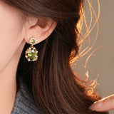 Isabeau Olive Green Earring