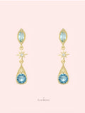 Blue Danube Star Earrings