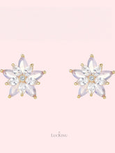 Crystal Petal Bloom Earrings