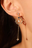 romantic crystal earrings