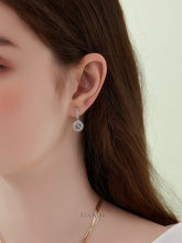 Pure Circle Zircon Earrings