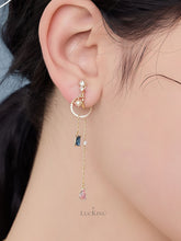 Starlit Moon Tassel Earrings