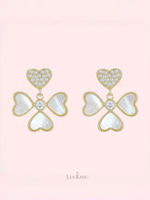 Stellar Cross Shell Earrings