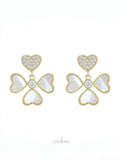 Stellar Cross Shell Earrings