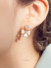 Stellar Cross Shell Earrings
