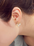 Stellar Cross Shell Earrings