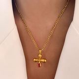 Sweet Chic Four-Leaf Clover Necklace