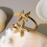 Starfish Shell Ring