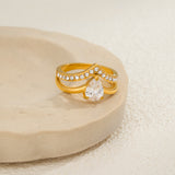 Luxe Stackable Heart Fashion Ring