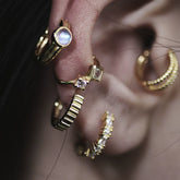 Baroque Geometric Stackable Ear Cuff