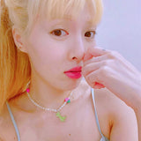 Star Chain Double Piercing Stud