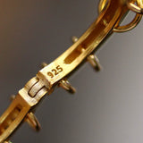 Modern Metal Sterling Silver Ear Hoop 925 Sterling Silver