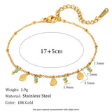 INS-Inspired Tassel Bracelet – 18K Gold Plated Stainless Steel, Chic Minimalist Jewelry for Women