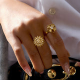 Spinning Flower Ring