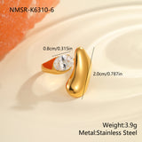 Aurora Sculpted Crystal Ring