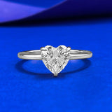 925 Silver Heart-Shaped Ring