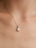 1CT Moissanite S925 Sterling Silver Perfume Bottle Pendant Necklace