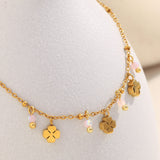 INS-Inspired Tassel Bracelet – 18K Gold Plated Stainless Steel, Chic Minimalist Jewelry for Women