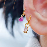 Pink Heart Mini Ear Cuff