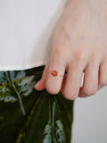 Handmade 14K Gold Filled Natural Red Agate Adjustable Ring