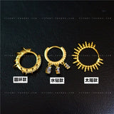 Modern Metal Sterling Silver Ear Hoop 925 Sterling Silver