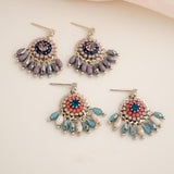 beads dangle earrings