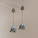 retro chandelier earrings