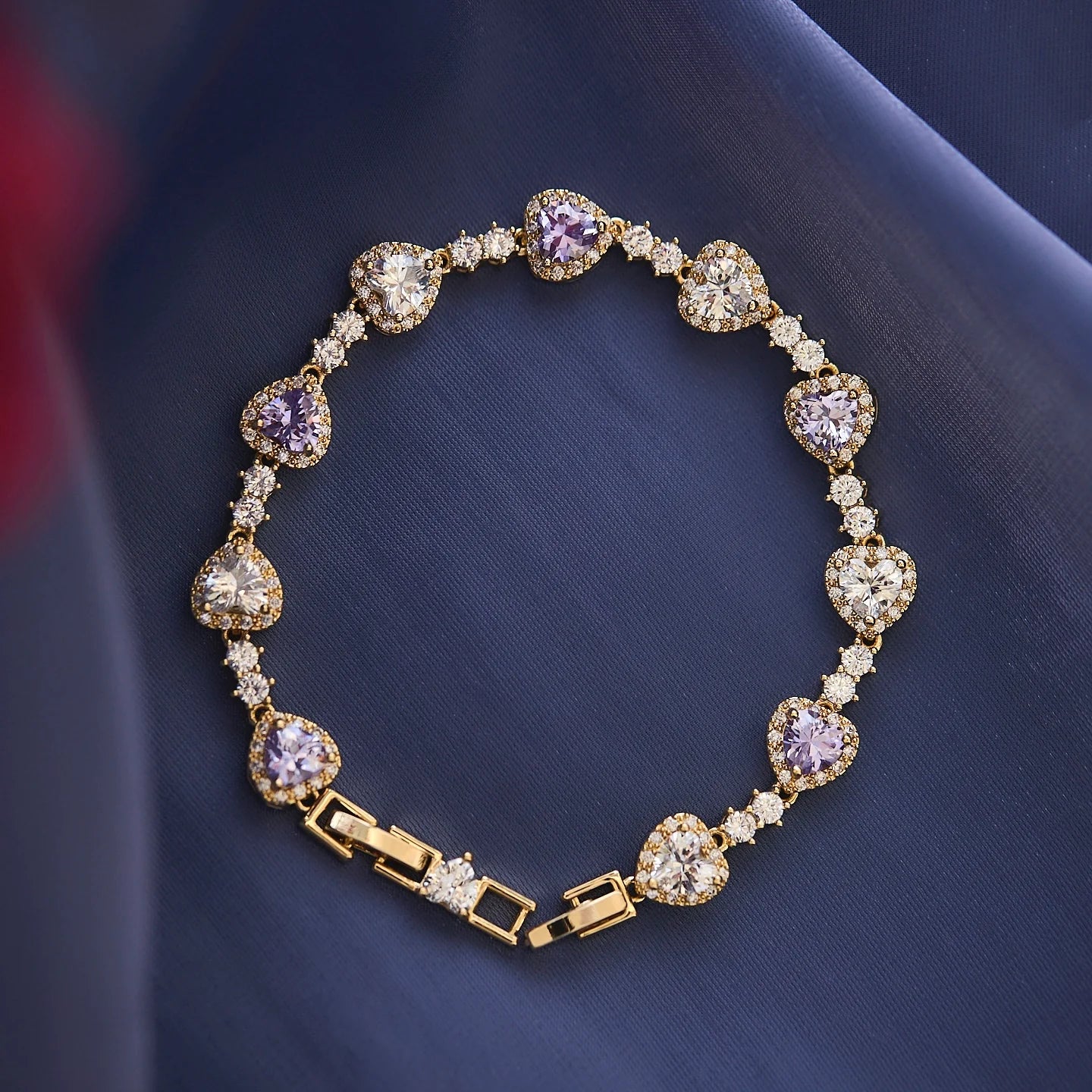 Midsummer Night’s Dream Purple Zircon Bracelet – Unique Vintage-Inspired Luxury Jewelry Midsummer Night’s Dream Purple Zircon Bracelet – Unique Vintage-Inspired Luxury Jewelry