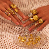 Starfish & Shell Rings