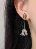 art deco dangle earrings