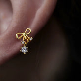 Rococo Bow Cartilage Stud