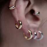 Vintage French Sterling Silver Ear Cuff 925 Sterling Silver