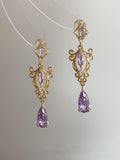 bridal teardrop earrings