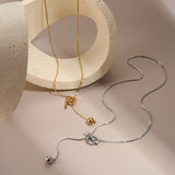 Geometric Circle Pendant Necklace