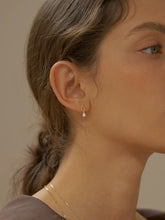 S925 Sterling Silver Pear-Shaped Mermaid Teardrop Earrings