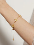 Vintage Italian Court Clover Bracelet