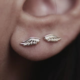 Angel Wing Mini Stud