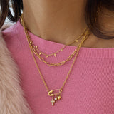 Paperclip Charms Necklace